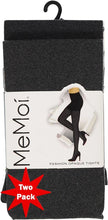 Load image into Gallery viewer, MEMOI HEATHER TIGHTS - 2 PACK