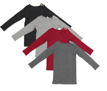 Load image into Gallery viewer, BGDK KIDS RIBBED LONG SLV T-SHIRT - Tops