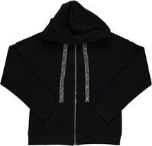 Load image into Gallery viewer, BGDK WOMENS EMBELLISHED COTTON HOODIE - Tops