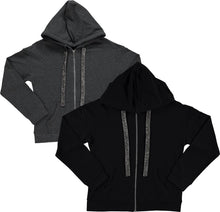 Load image into Gallery viewer, BGDK WOMENS EMBELLISHED COTTON HOODIE - Tops