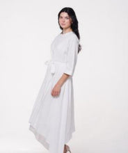 Load image into Gallery viewer, IV DOLMAN SLEEVE MUSLIN FEEL DRESS ASYMT SKIRT - Dresses
