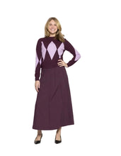 Load image into Gallery viewer, LI TAFFETA WAISTED PANEL SKIRT WITH BELT
