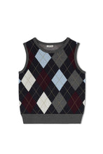 Load image into Gallery viewer, TG POINT ARGYLE VEST
