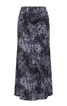 Load image into Gallery viewer, IV MESH PRINT SKIRT WITH SLIGHT RUCHING
