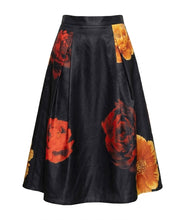 Load image into Gallery viewer, LI ORANGE FLORAL SKIRT
