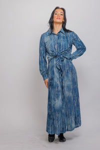 IV SNAKESKIN PRINT CUT VELVET PANEL SKIRT