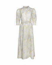 Load image into Gallery viewer, J MEADOW PRINT BELTED MIDI DRESS
