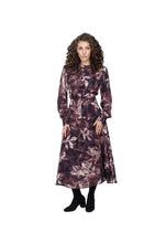 Load image into Gallery viewer, IV SWIRL PRINT DRESS WITH BUTTON FRONT DETAIL
