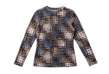 Load image into Gallery viewer, LI FLORAL MOCK NECK TOP
