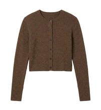 Load image into Gallery viewer, LU BROWN CARDIGAN
