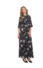 Load image into Gallery viewer, IV BELTED DRESS W PLEATED SKIRT &amp; FLUTED SLVS
