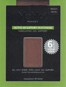 40 DEN SUPPORT TIGHTS - 6 PACK - HOSIERY