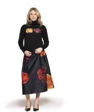 Load image into Gallery viewer, LI ORANGE FLORAL SKIRT
