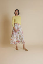 Load image into Gallery viewer, J FLORAL GATHERED SKIRT
