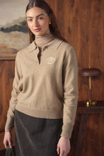 Load image into Gallery viewer, TG POINT KNIT POLO SWEATER
