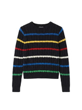 Load image into Gallery viewer, EL STRIPED CABLE KNIT
