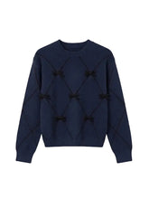 Load image into Gallery viewer, EL BOW ARGYLE KNIT
