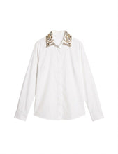 Load image into Gallery viewer, LI EMBROIDERED COLLAR BLOUSE
