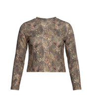 Load image into Gallery viewer, LI LEAVES MOCK NECK TOP
