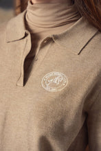 Load image into Gallery viewer, TG POINT KNIT POLO SWEATER
