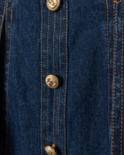 Load image into Gallery viewer, J GOLD BUTTON DENIM SKIRT
