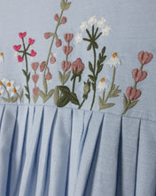 Load image into Gallery viewer, J STACY HIGH WAISTED FLORAL EMBROIDERY DRESS
