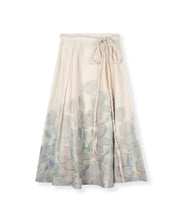Load image into Gallery viewer, J LINEN FLORAL PRINT ROPE BELT SKIRT
