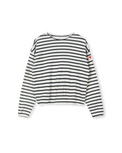 Load image into Gallery viewer, J STRIPED WAFFLE TEE
