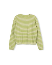 Load image into Gallery viewer, J STRIPED WAFFLE TEE
