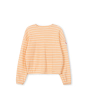 Load image into Gallery viewer, J STRIPED WAFFLE TEE
