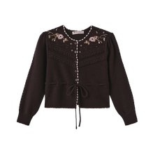 Load image into Gallery viewer, J EMBROIDERED KNIT CARDIGAN AND SLIP DRESS
