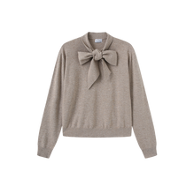 Load image into Gallery viewer, J KNIT BOW NECK SWEATER
