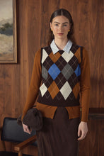 Load image into Gallery viewer, TG POINT ARGYLE VEST

