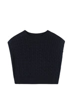 Load image into Gallery viewer, TG CABLE KNIT VEST
