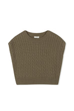 Load image into Gallery viewer, TG CABLE KNIT VEST

