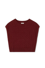Load image into Gallery viewer, TG CABLE KNIT VEST

