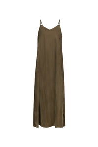 TG BRUSHED A-LINE MAXI