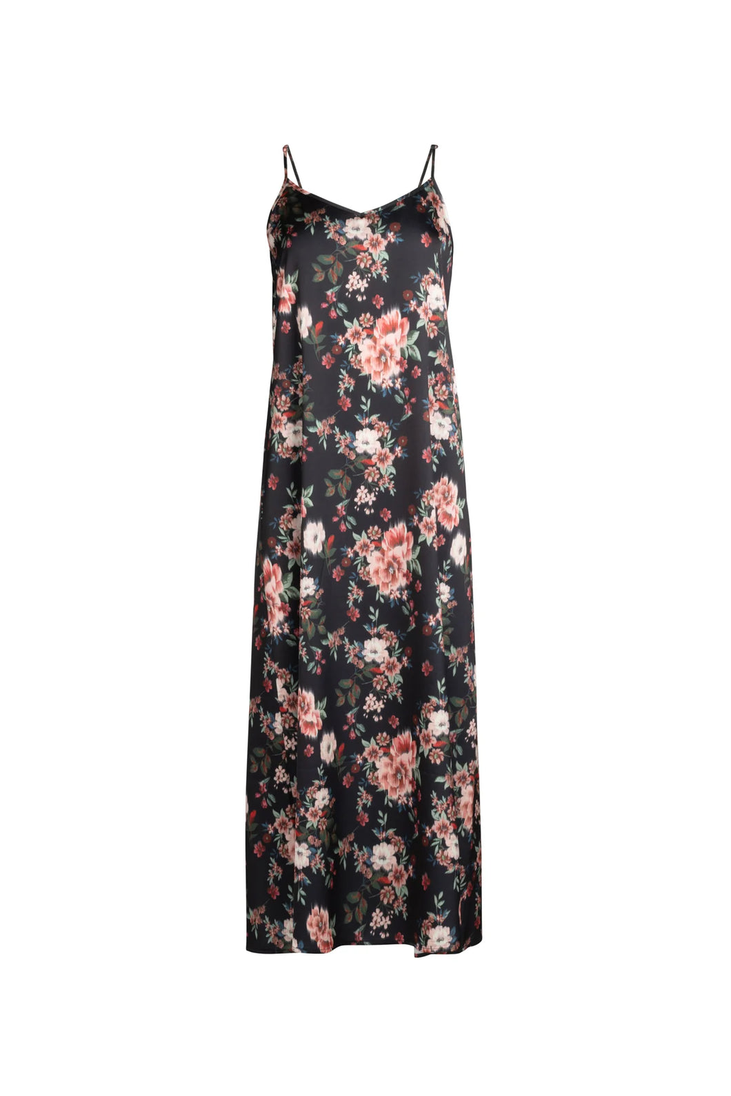 TG SATIN A-LINE SLIP DRESS