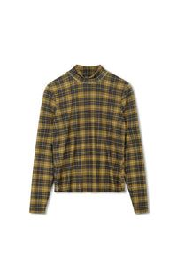 TG PRINTED MOCK NECK TOP