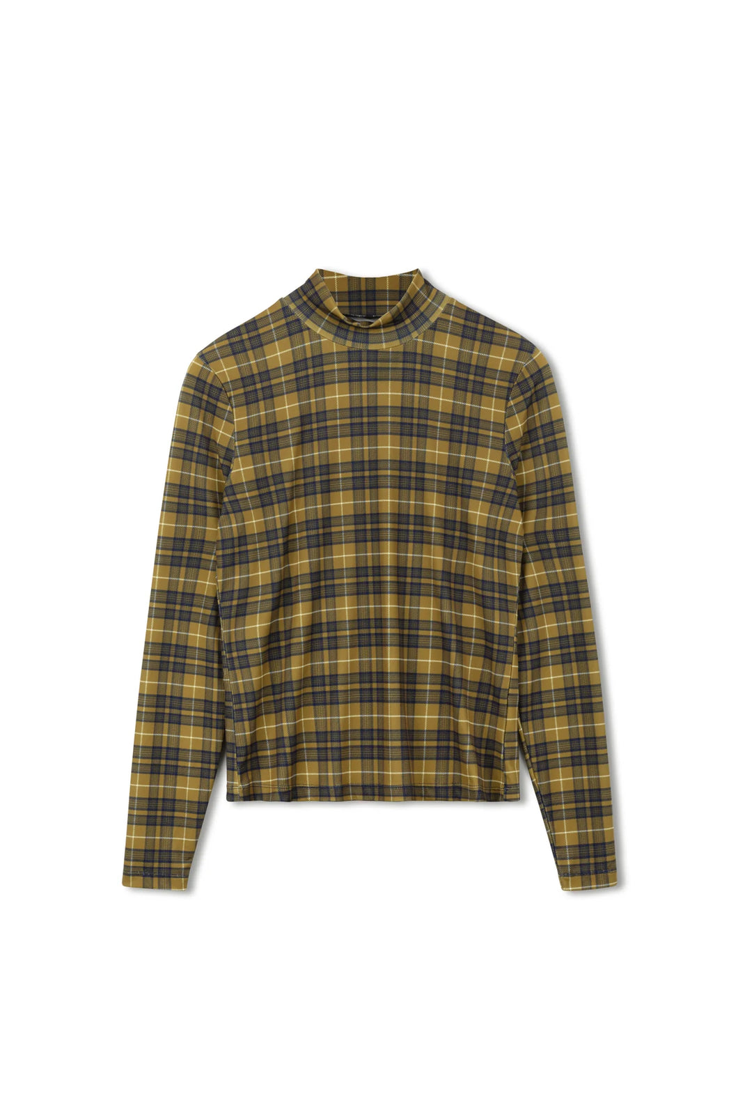 TG PRINTED MOCK NECK TOP
