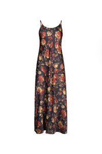 TG SATIN STRAIGHT SLIP DRESS