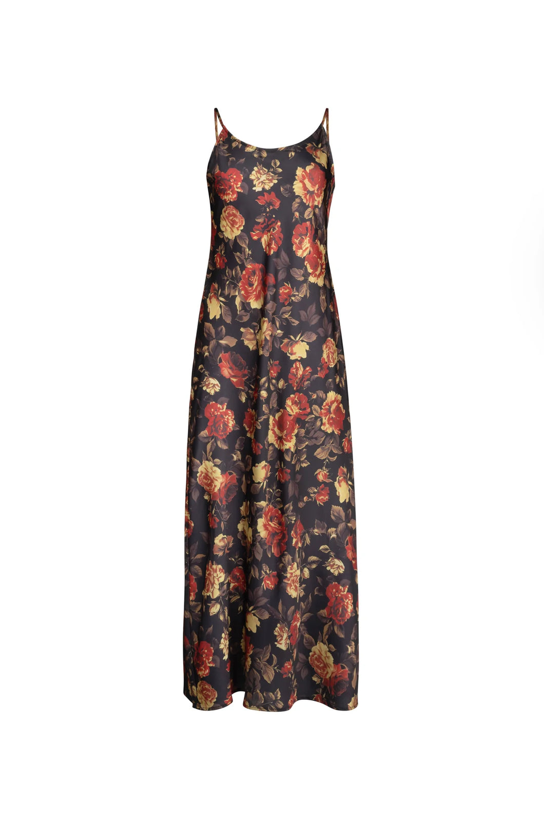 TG SATIN STRAIGHT SLIP DRESS