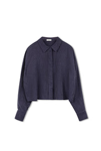 TG CROPPED BUTTON UP