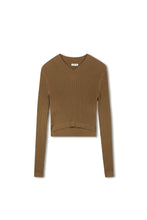 Load image into Gallery viewer, TG V-NECK CABLE SWEATER
