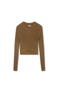 TG V-NECK CABLE SWEATER
