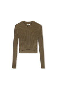 TG V-NECK CABLE SWEATER