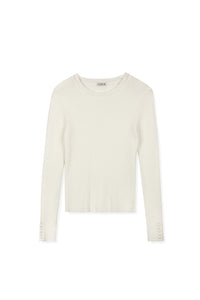 TG SCALLOP KNIT SWEATER