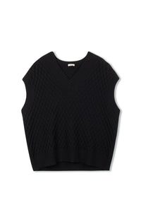TG V-NECK OVERSIZED SWEATER VEST