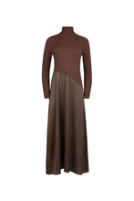 Load image into Gallery viewer, TG MIXED TURTLENECK DRESS
