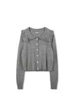 Load image into Gallery viewer, TG FINE KNIT RUFFLE CARDI
